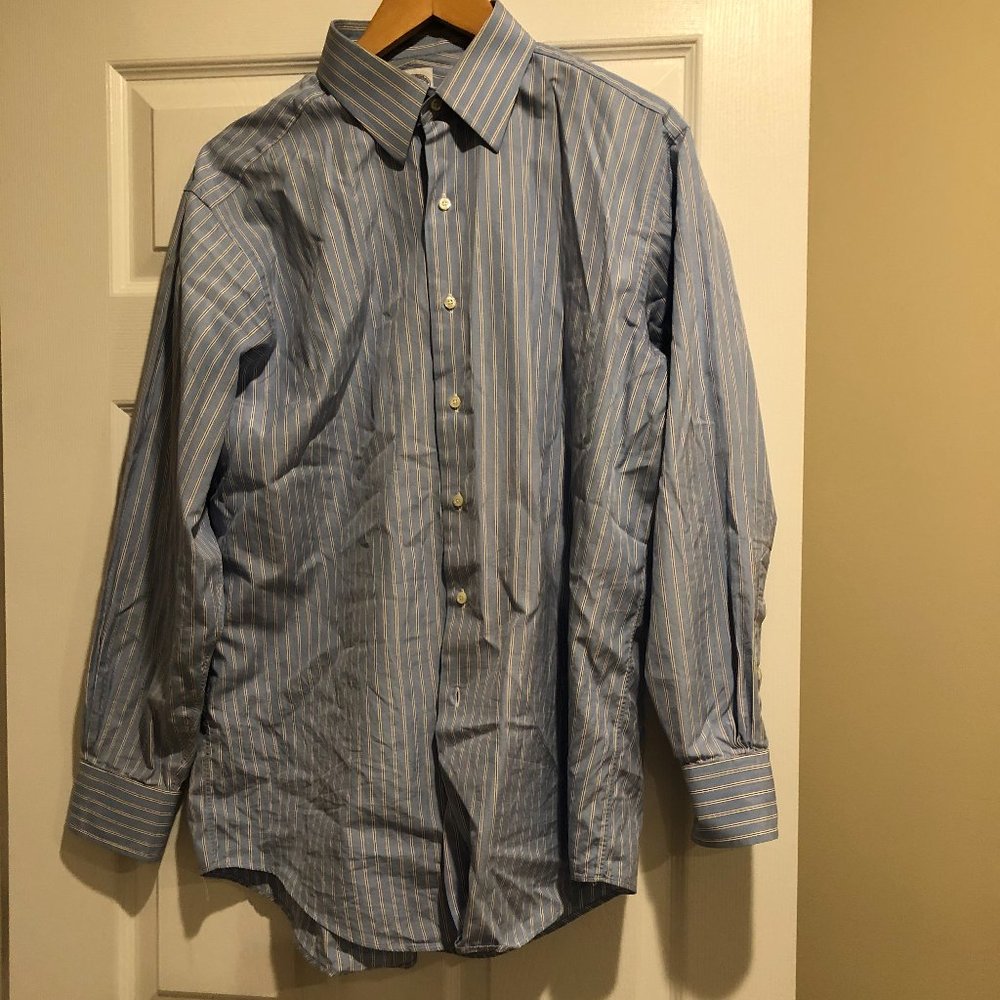 Brooks Brothers Men Dress Shirt 16.5-34